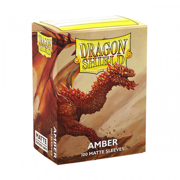 Dragon Shield Sleeves: Standard- Matte Amber (100 ct.)