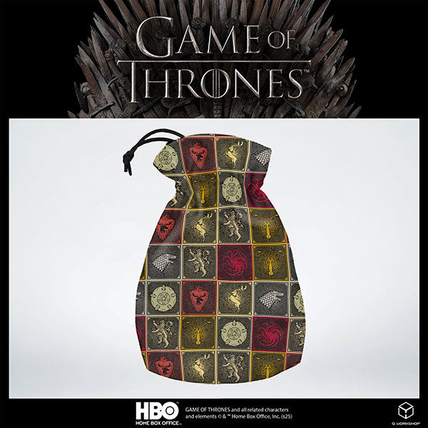 Dice Pouch: Game of Thrones- Sigils Pattern