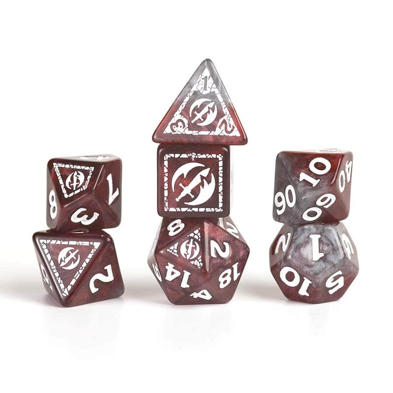 DUNGEONS AND DRAGONS: ADVENTURER DICE: FIGHTER RED