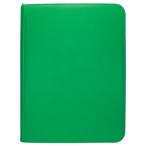 Ultra Pro: 9-Pocket Zippered Vivid- Green