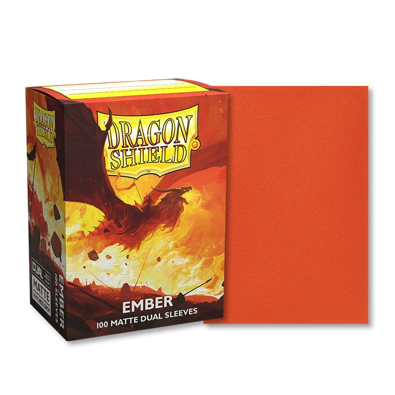Dragon Shield: Dual Matte - Standard - Card Sleeves (100 Pack) - Ember