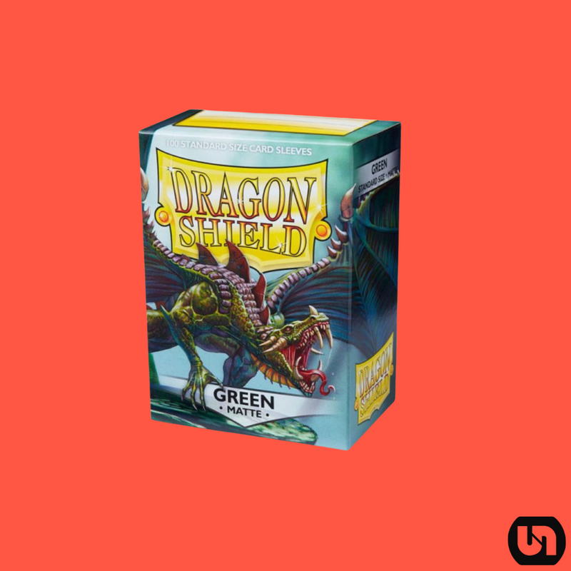 Dragon Shield: Matte Sleeves - Green (100-Pack)