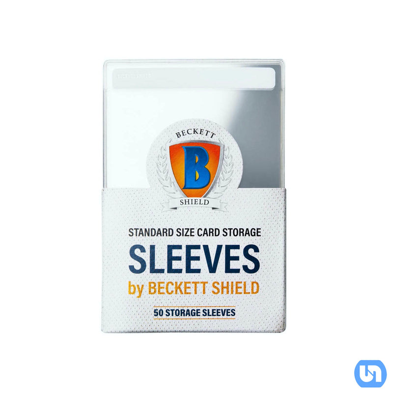 Beckett Shield: Standard Size Card Storage Sleeves - 50ct