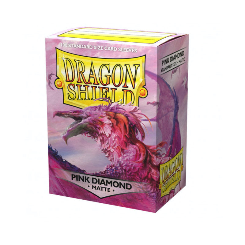 Dragon Shield: Standard - Matte Sleeves - Pink Diamond (100-Pack)