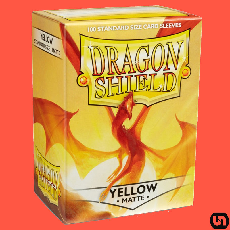 Dragon Shield: Standard Matte Sleeves - Yellow (100-Pack)