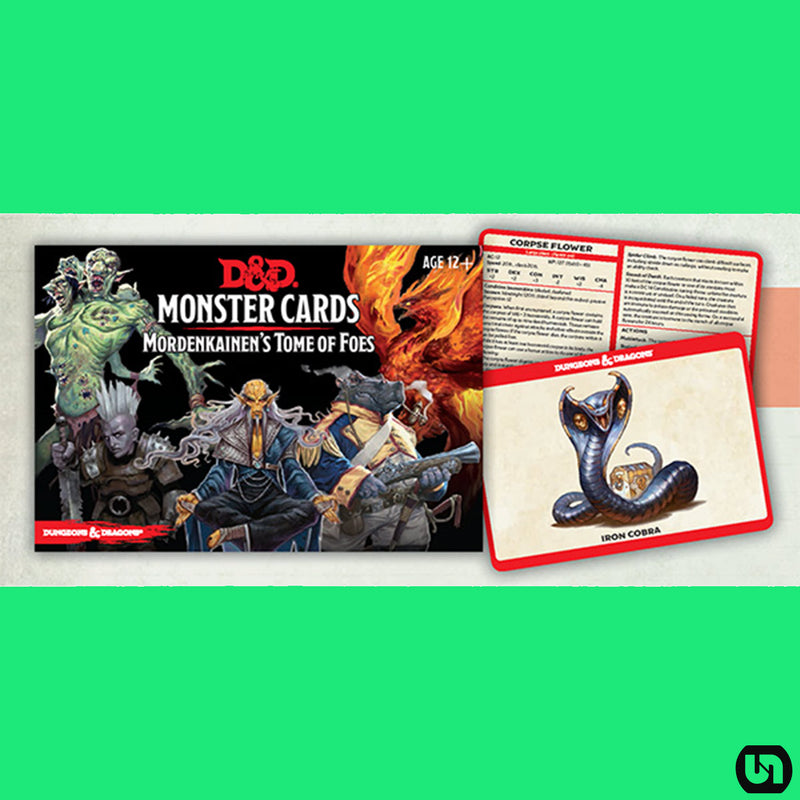 Dungeons & Dragons 5E: Monster Cards - Mordenkainen's Tome of Foes