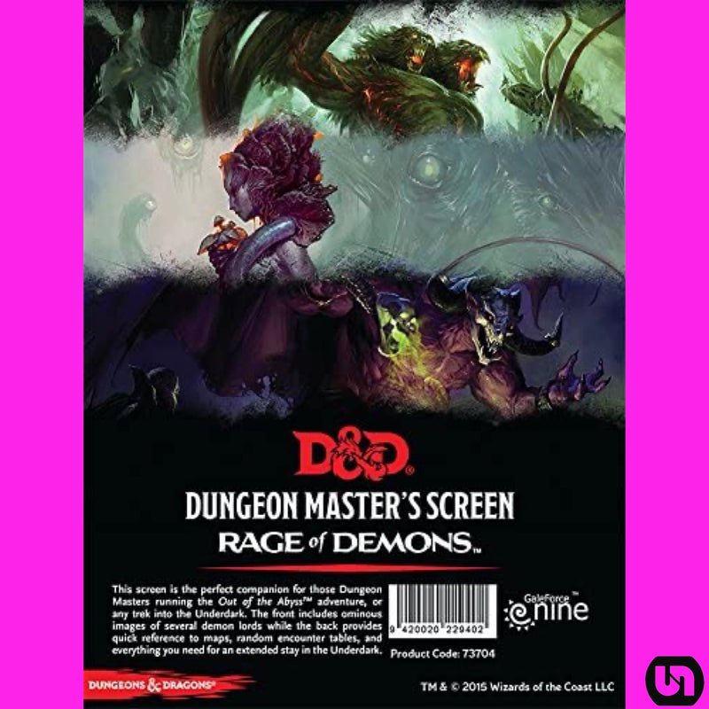 Dungeons & Dragons 5E: Screen - Rage of Demons
