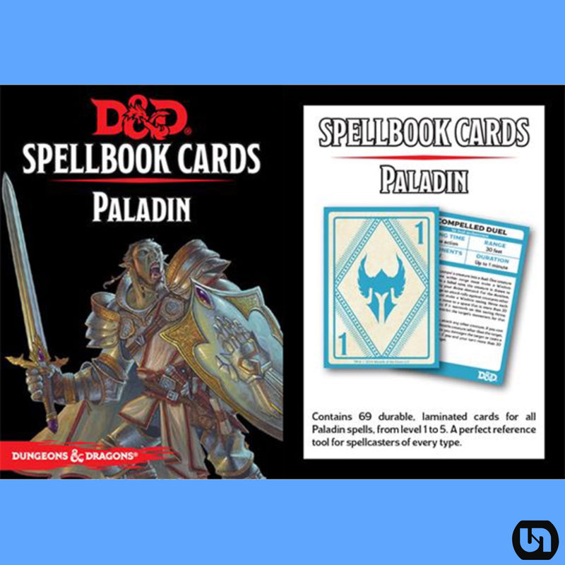 Dungeons & Dragons 5E: Spellbook Cards - Paladin (Updated)