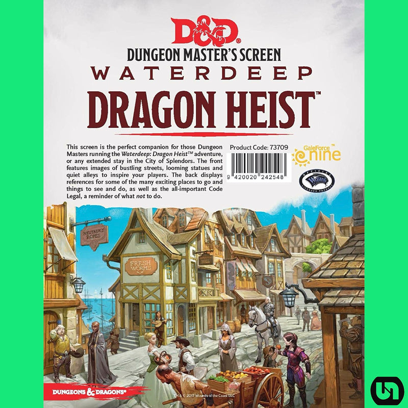 Dungeons & Dragons 5E: Screen - Waterdeep Dragon Heist