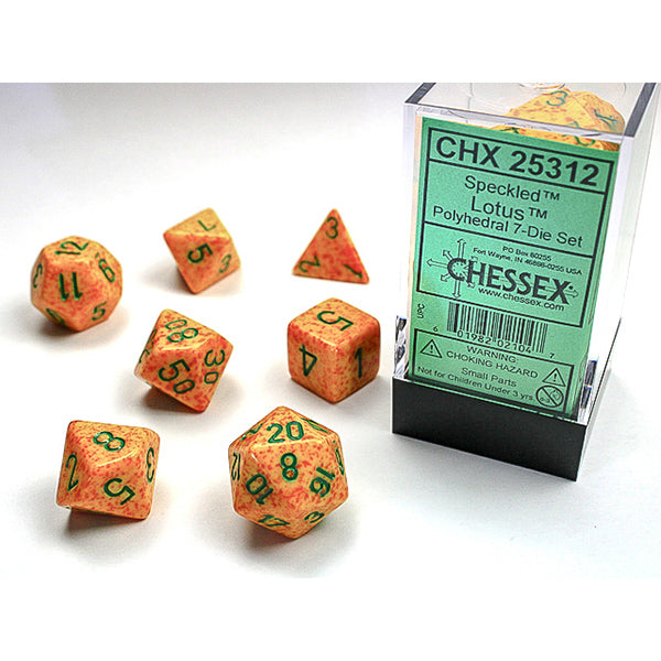 Chessex: 7-Die Set Speckled: Lotus