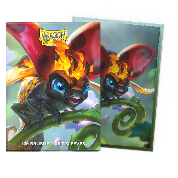 Dragon Shield: Box Brushed Art - Burnbug (100 ct)