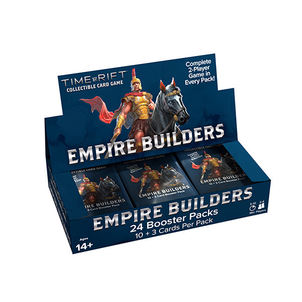 Time Rift CCG: Empire Builders Booster Box Display, Alpha Shadow Run (24 Packs)