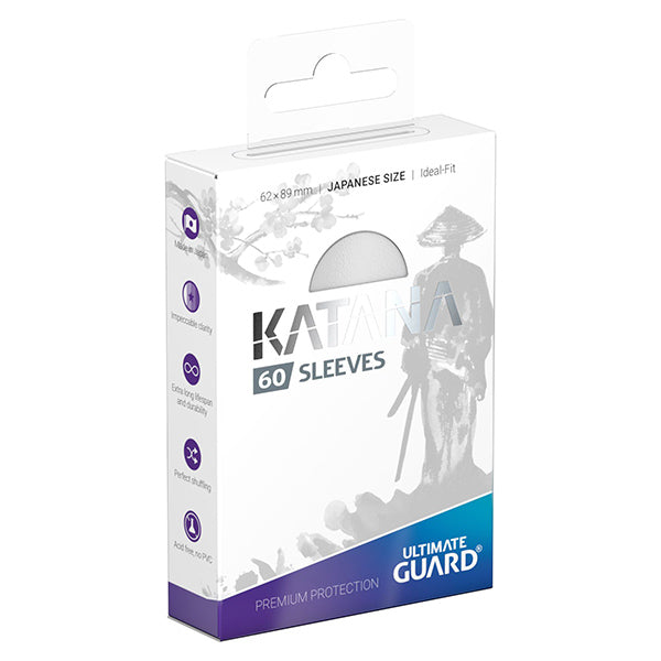 Ultimate Guard: Katana Sleeves (Japanese) - White (60 ct)