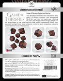 8-Die Set Game of Thrones: Targaryen Dice Set