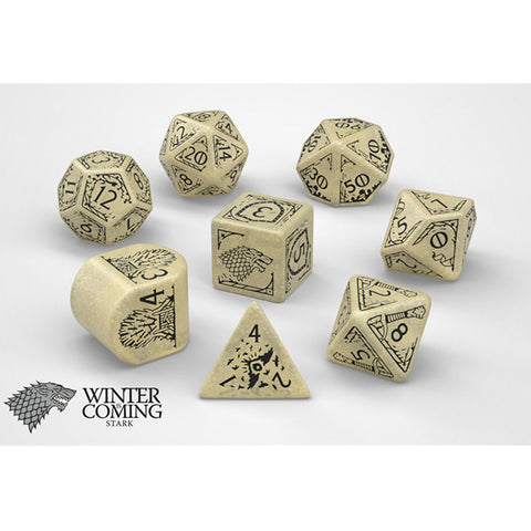 8-Die Set Game of Thrones: Stark Dice Set