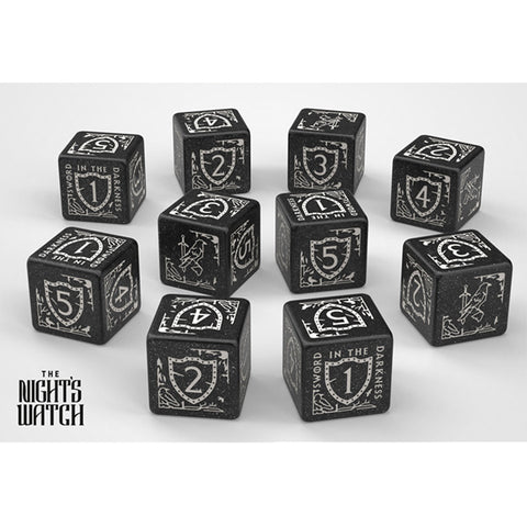 10d6 Game of Thrones: Night's Watch Dice Set