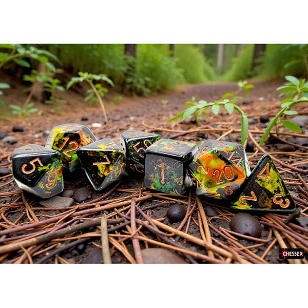 7-Die Set Brush: Deep Forest/Gold