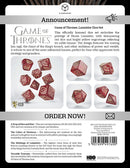 8-Die Set Game of Thrones: Lannister Dice Set