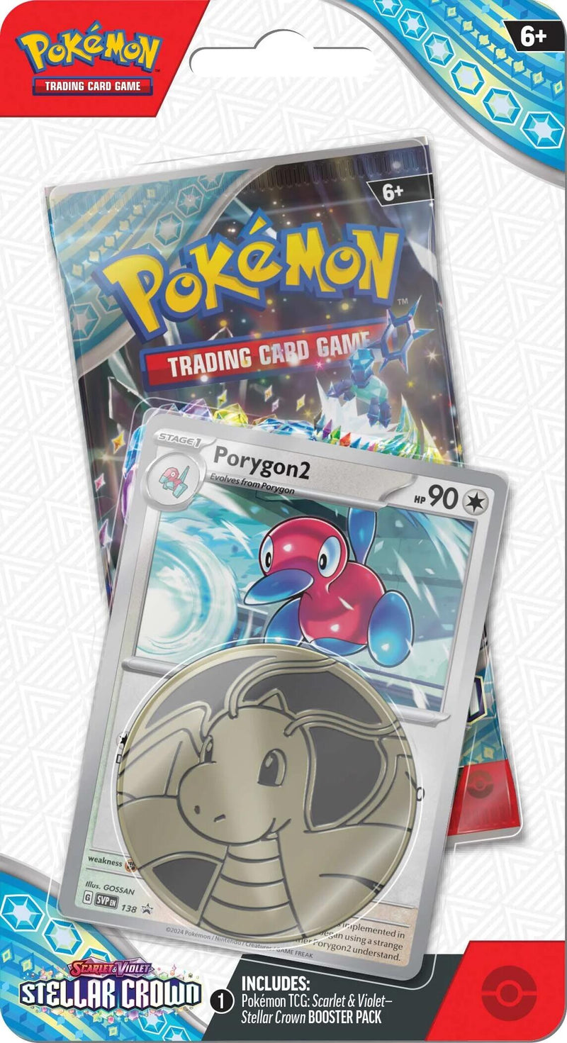 Scarlet & Violet: Stellar Crown - Single Pack Blister (Porygon2/Horsea)