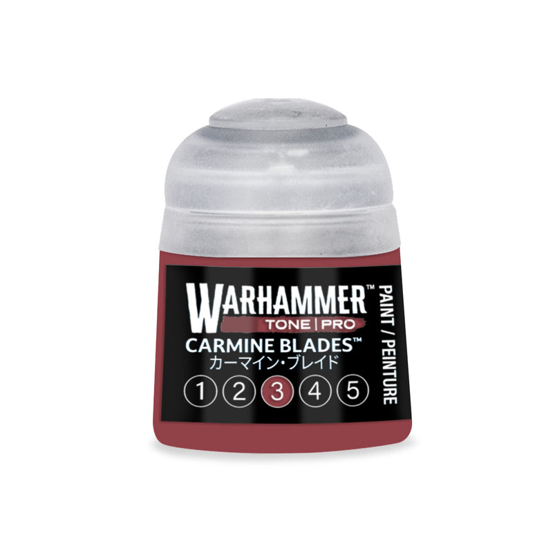 Warhammer Tone Pro Carmine Blades 3 12ml paint pot