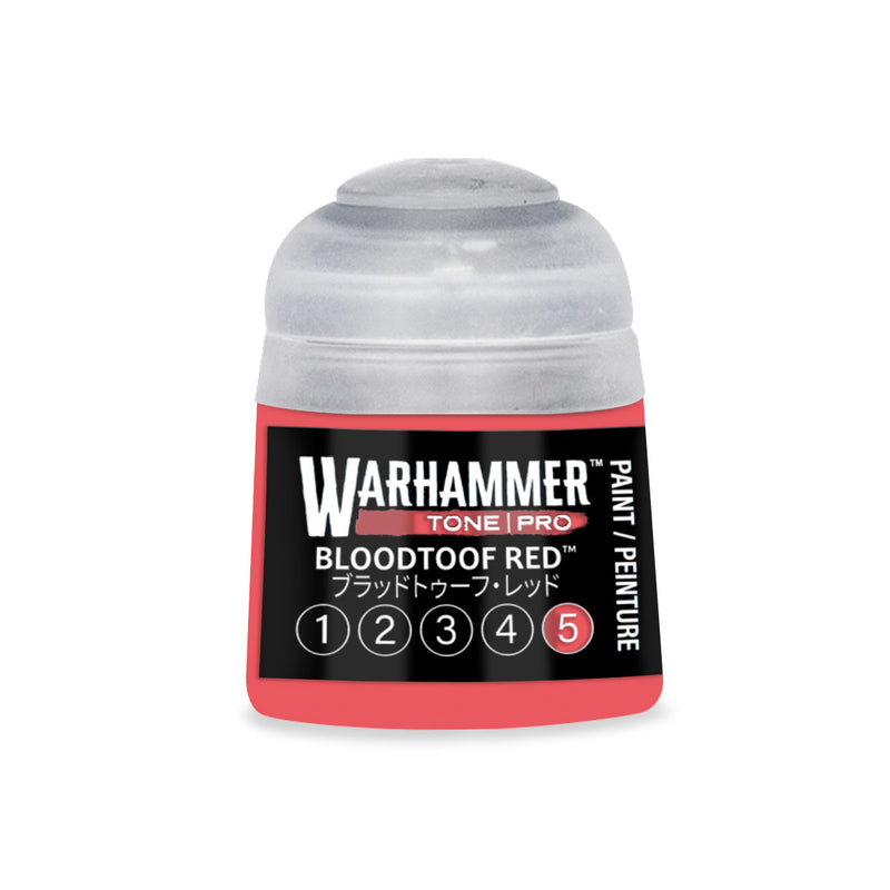 Warhammer Tone Pro Bloodtoof Red 5 12ml paint pot