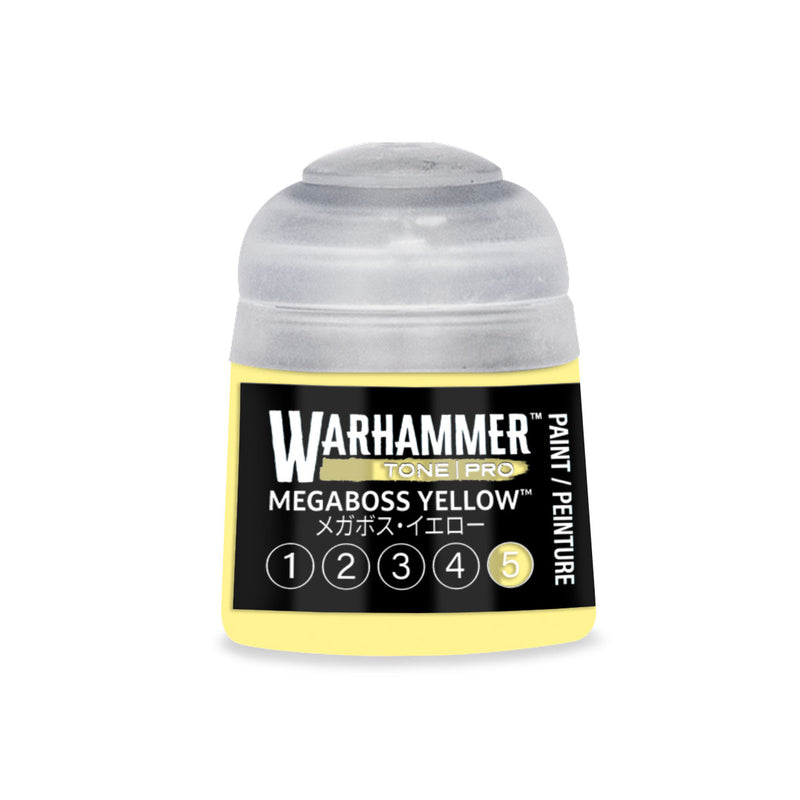 Warhammer Tone Pro Megaboss Yellow 5 12ml paint pot
