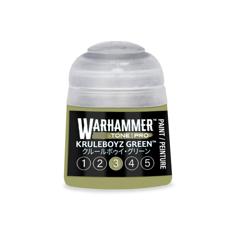 Warhammer Tone Pro Kruleboyz Green 3 12ml paint pot