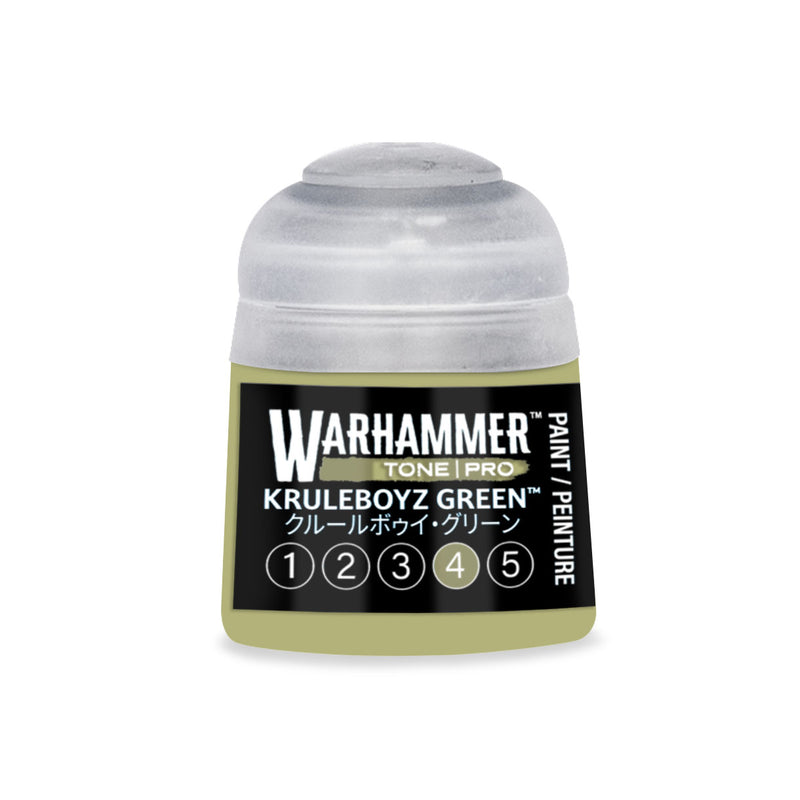Warhammer Tone Pro Kruleboyz Green 4 12ml paint pot