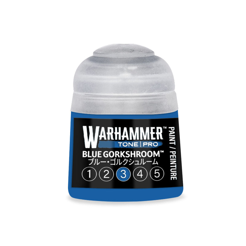 Warhammer Tone Pro Blue Gorkshroom 3 12ml paint pot