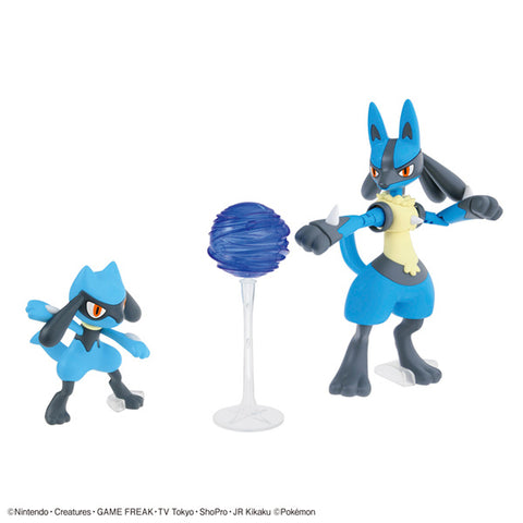 Pokemon Model Kit: Riolu & Lucario