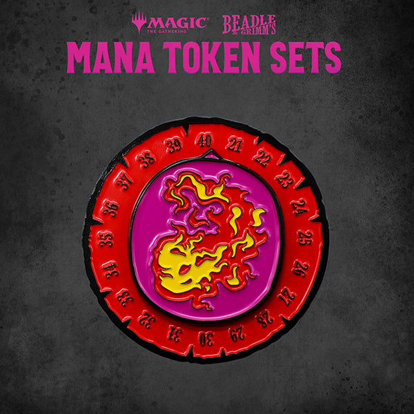 MTG: Token Set- Red Mana Metal Token Set