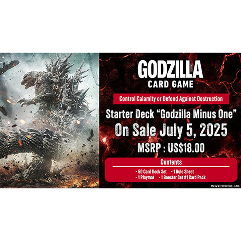 Godzilla Card Game: Godzilla Minus One Starter Deck