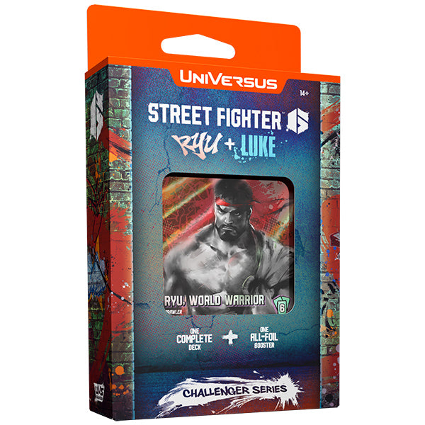 UniVersus CCG: Challenger Series Display- Street Fighter 6 - Ryu & Luke