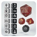 7-Die Set Hobbit: TCG Dice Set- Ember Hearth