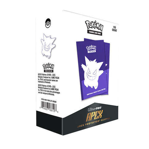 Ultra PRO: Deck Protectors: Pokemon Apex- Elite Series Gengar (105ct)