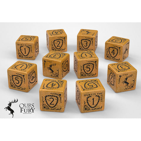 10d6 Game of Thrones: Baratheon Dice Set