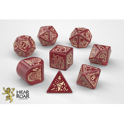 8-Die Set Game of Thrones: Lannister Dice Set