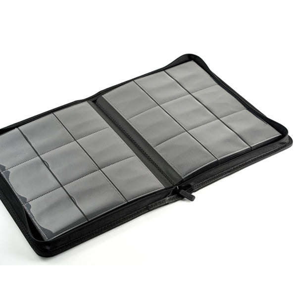 Arcane Fortress: Binder: 9-Pocket Zippered- Solid Color- Black