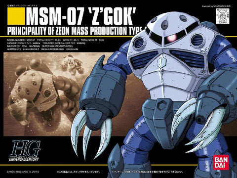 Gundam Model Kit: HGUC Mobile Suit Gundam-#6 Z'Gok HGUC 1/144