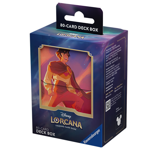 Disney Lorcana: Shimmering Skies - Deck Box- Aladdin