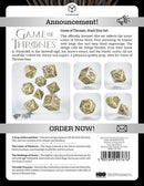 8-Die Set Game of Thrones: Stark Dice Set
