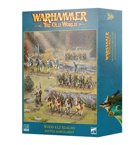 Warhammer: The Old World - Wood Elf Realms: Battle March Army