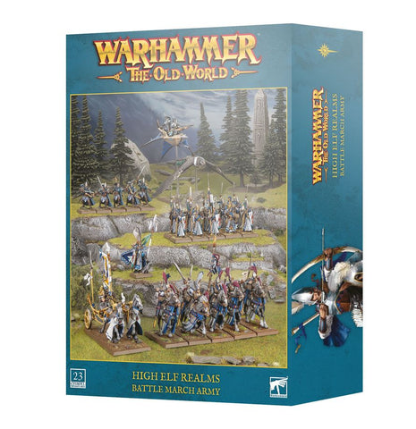 Warhammer: The Old World - High Elf Realms: Battle March Army
