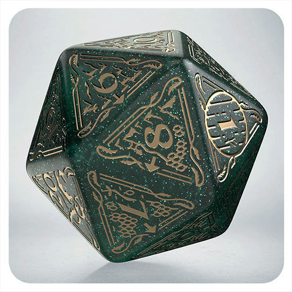 Jumbo D20 Spindown: Hobbit TCG Dice- Verdant