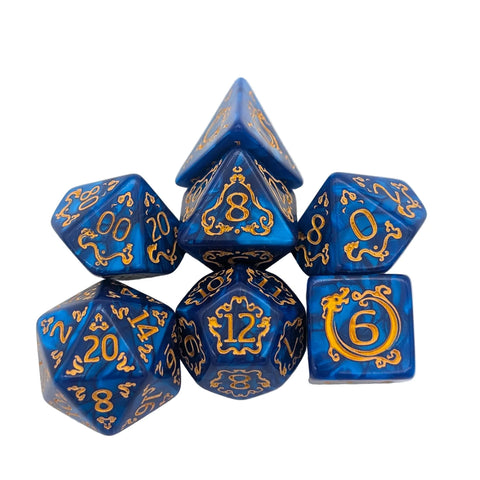 Dragon Blue Dice Set