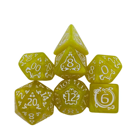 Dragon Yellow Dice Set