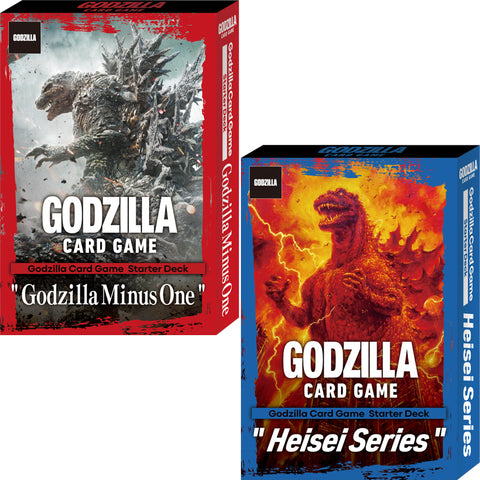 Godzilla Card Game: SDS01 - Starter Deck Set - "Godzilla Minus One" & "Heisei Series" Starters