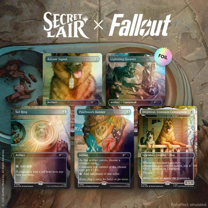 Secret Lair Drop: Secret Lair x Fallout: Greet the Dog - Traditional Foil Edition
