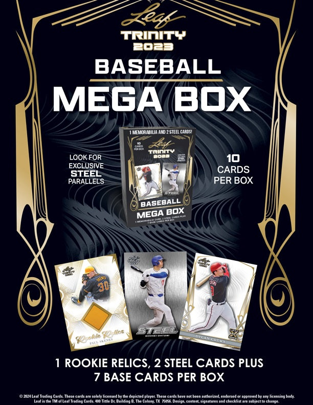 2023 Leaf Trinity Baseball Mega Box