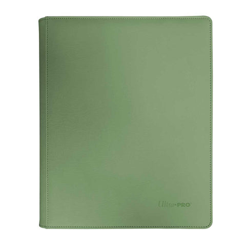 Ultra Pro Zippered PRO Binder 9-Pocket Vivid Cool Matcha